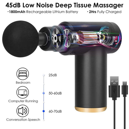 Percussion Rechargeable Massage Gun DailySale