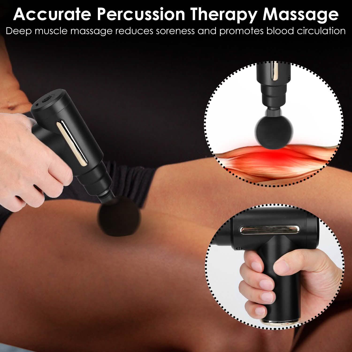 Percussion Rechargeable Massage Gun DailySale