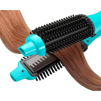 Perfecter Flat Iron Hair Straightener & Hot Round Brush 2-in-1 DailySale
