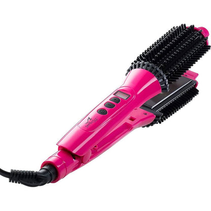 Perfecter Flat Iron Hair Straightener & Hot Round Brush 2-in-1 DailySale