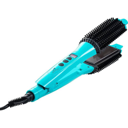 Perfecter Flat Iron Hair Straightener & Hot Round Brush 2-in-1 DailySale