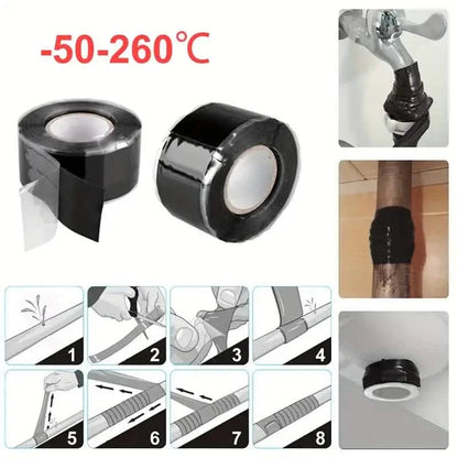 Performance Self-Fluxing Silicone Tape Adhesive Insulating Duct Tapes DailySale
