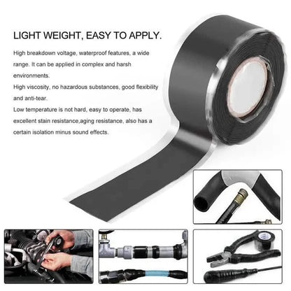 Performance Self-Fluxing Silicone Tape Adhesive Insulating Duct Tapes DailySale