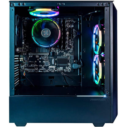 Periphio Centaur Prebuilt RGB Gaming Computer 16GB DDR4 RAM 500GB NVMe M.2 SSD + 1TB HDD (Refurbished) DailySale