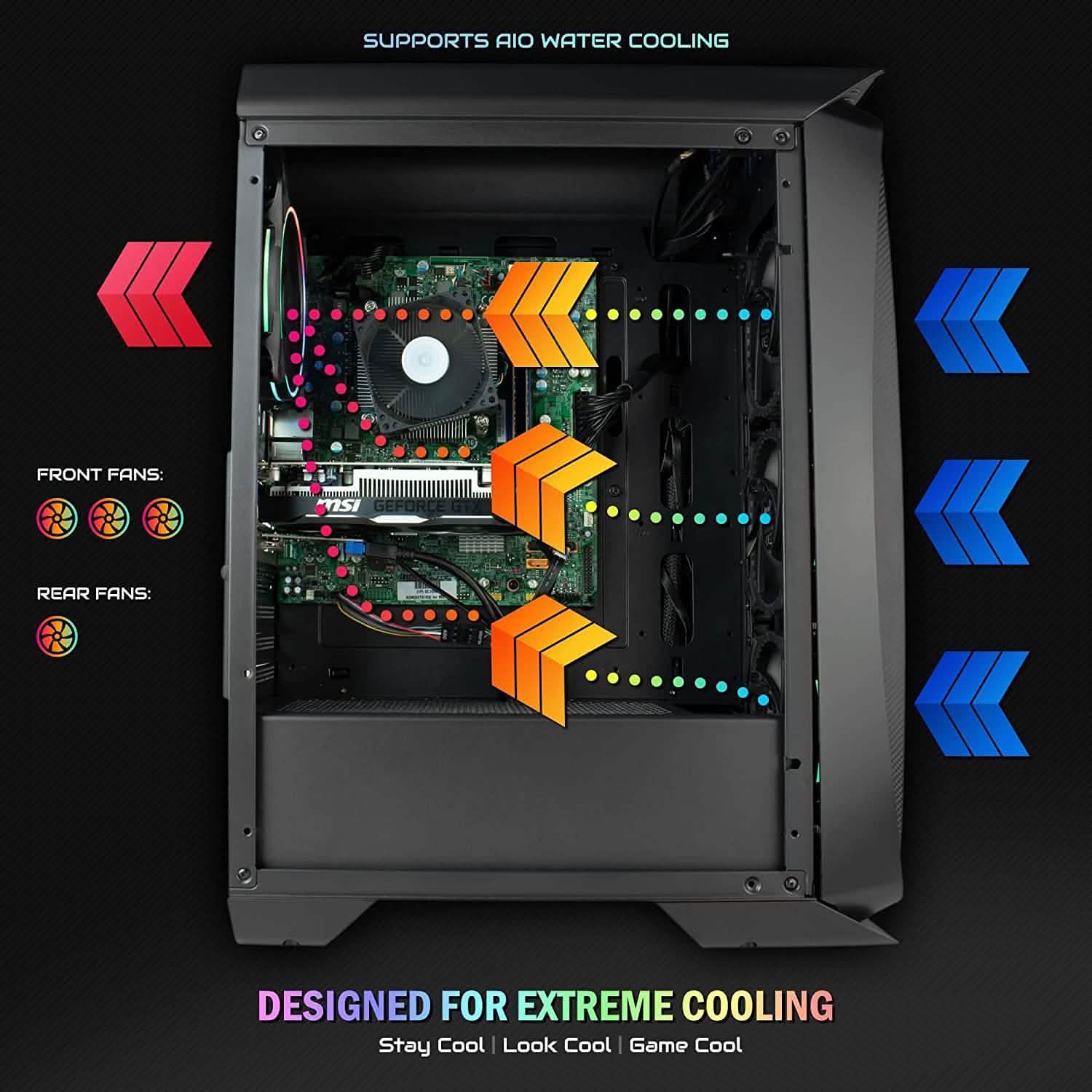 Periphio Hydra Gaming PC Tower Desktop Computer (Refurbished) DailySale