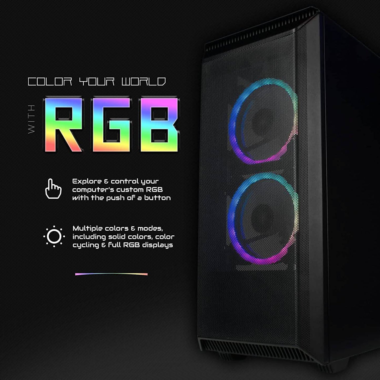Periphio Leviathan Prebuilt VR Gaming Desktop Computer Overclocked GeForce RTX 3070 8GB (Refurbished) DailySale