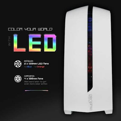 Periphio Vortex Gaming PC Desktop 16GB RAM 120GB SSD + 500GB 7200 RPM HDD (Refurbished) DailySale