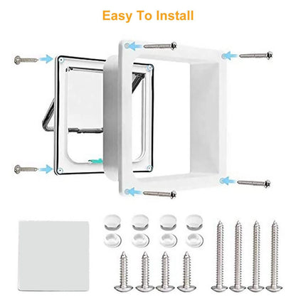 Pet 4 Way Locking Quiet Flap Door DailySale
