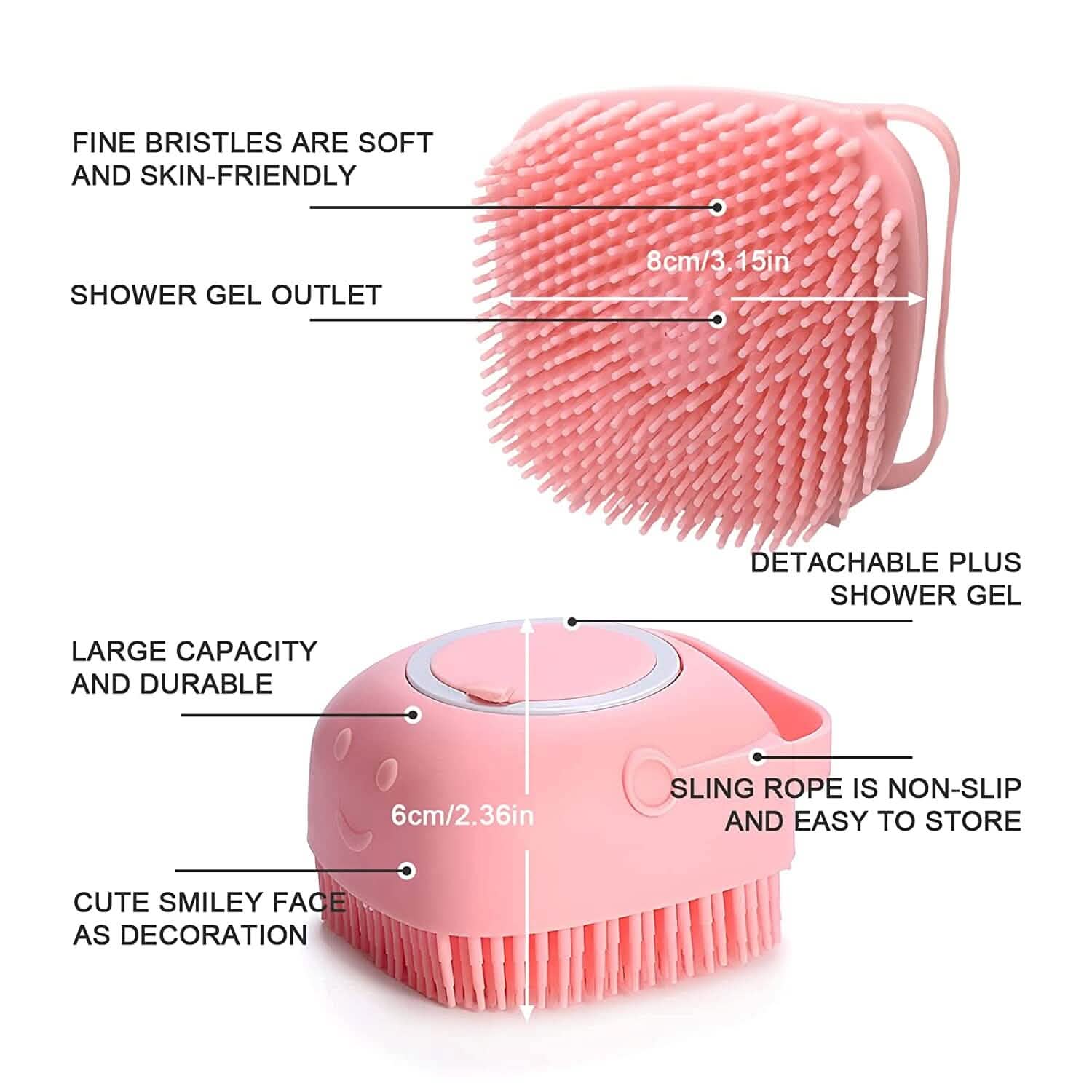 Pet Bath Brush Dog Scrubber DailySale