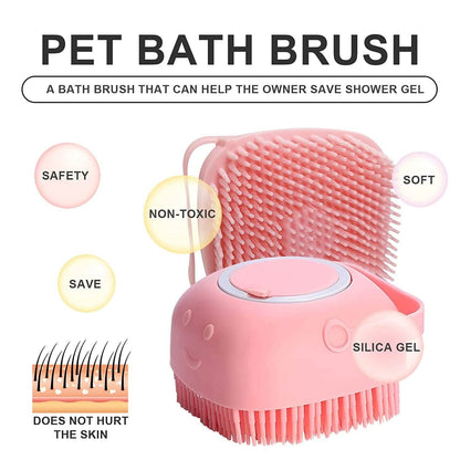 Pet Bath Brush Dog Scrubber DailySale