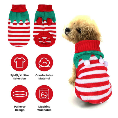 Pet Christmas Turtleneck Sweater DailySale