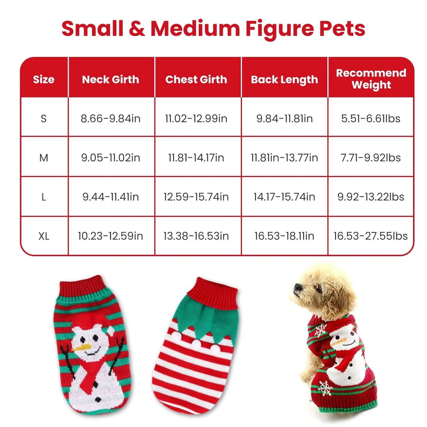 Pet Christmas Turtleneck Sweater DailySale