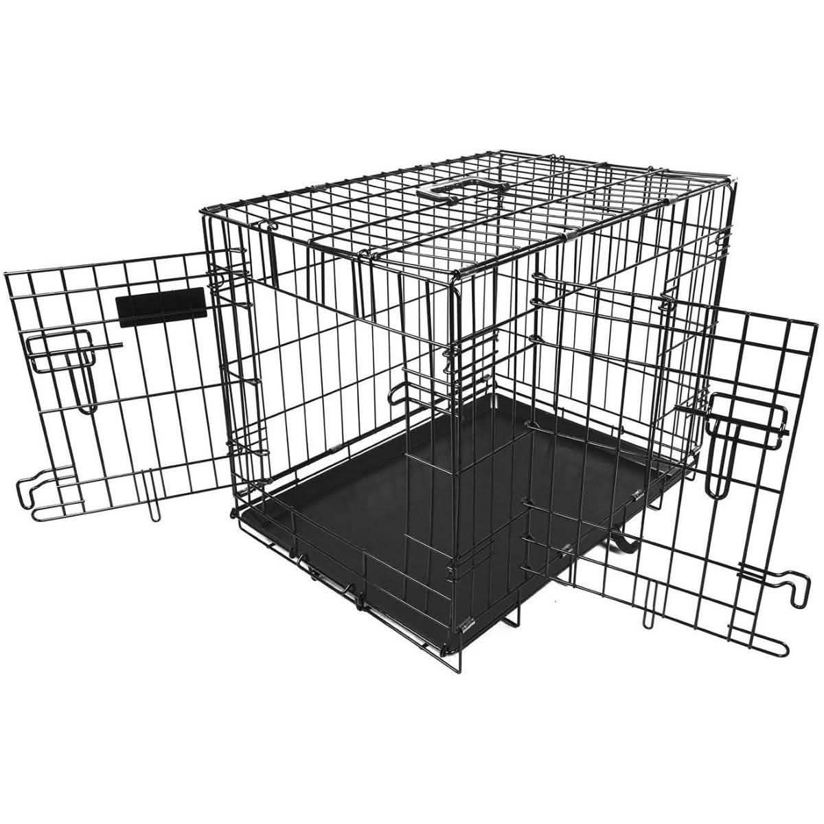 Pet Crates Folding Metal - Assorted Sizes DailySale
