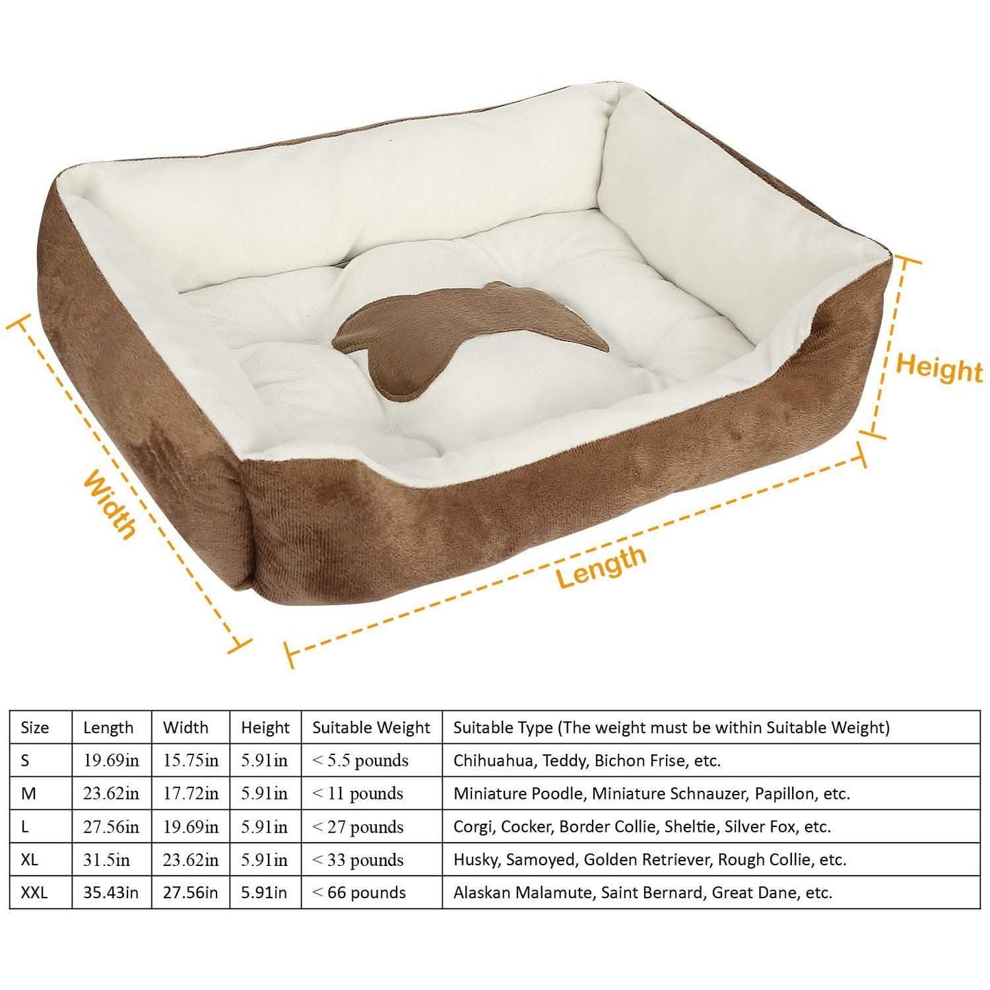 Pet Dog Bed Soft Warm Fleece DailySale