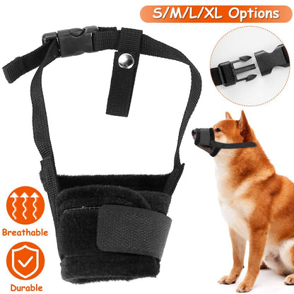 Pet Dog Muzzle Mask Adjustable Dog Mouth Cover DailySale
