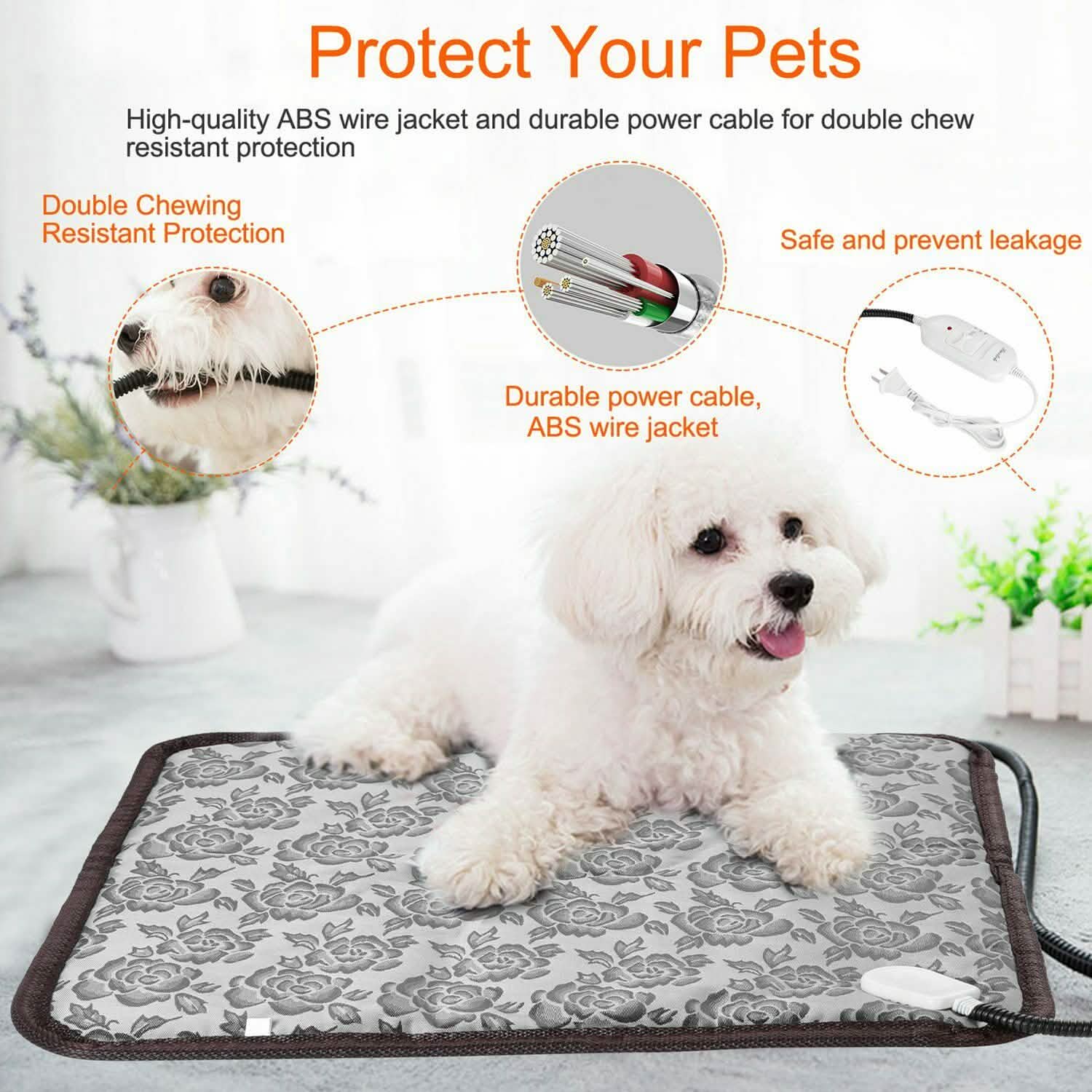 Pet Heating Mat Waterproof Adjustable DailySale