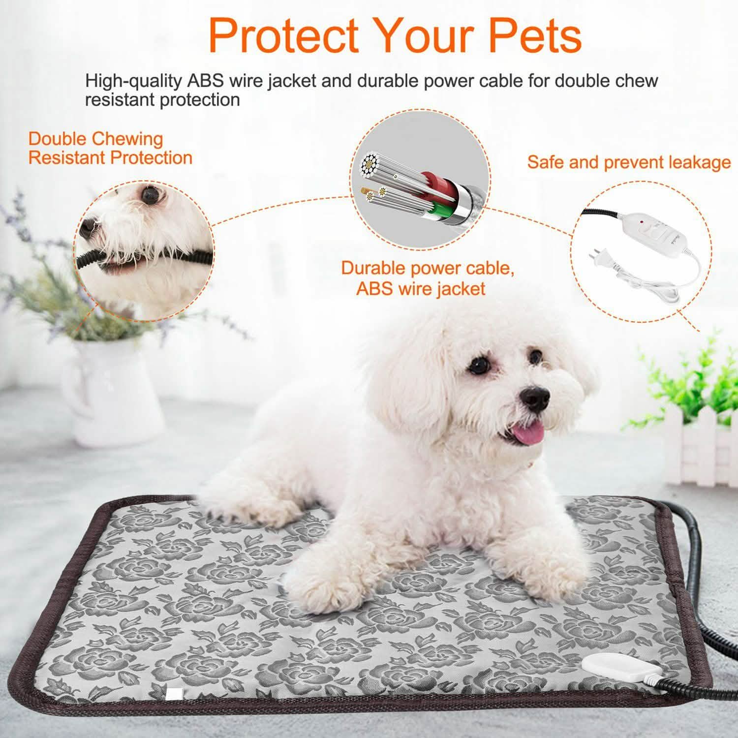 Pet Heating Mat Waterproof Adjustable DailySale