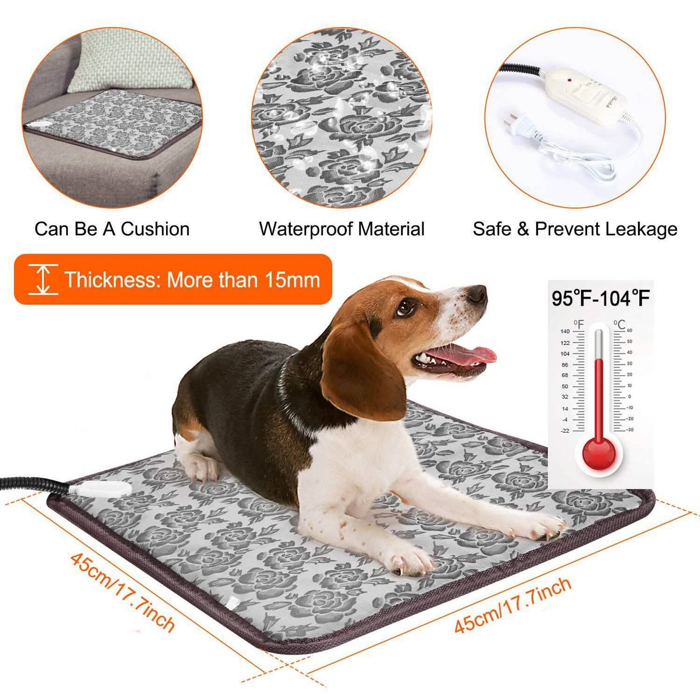 Pet Heating Pat Dog Cat Electric Heating Mat DailySale