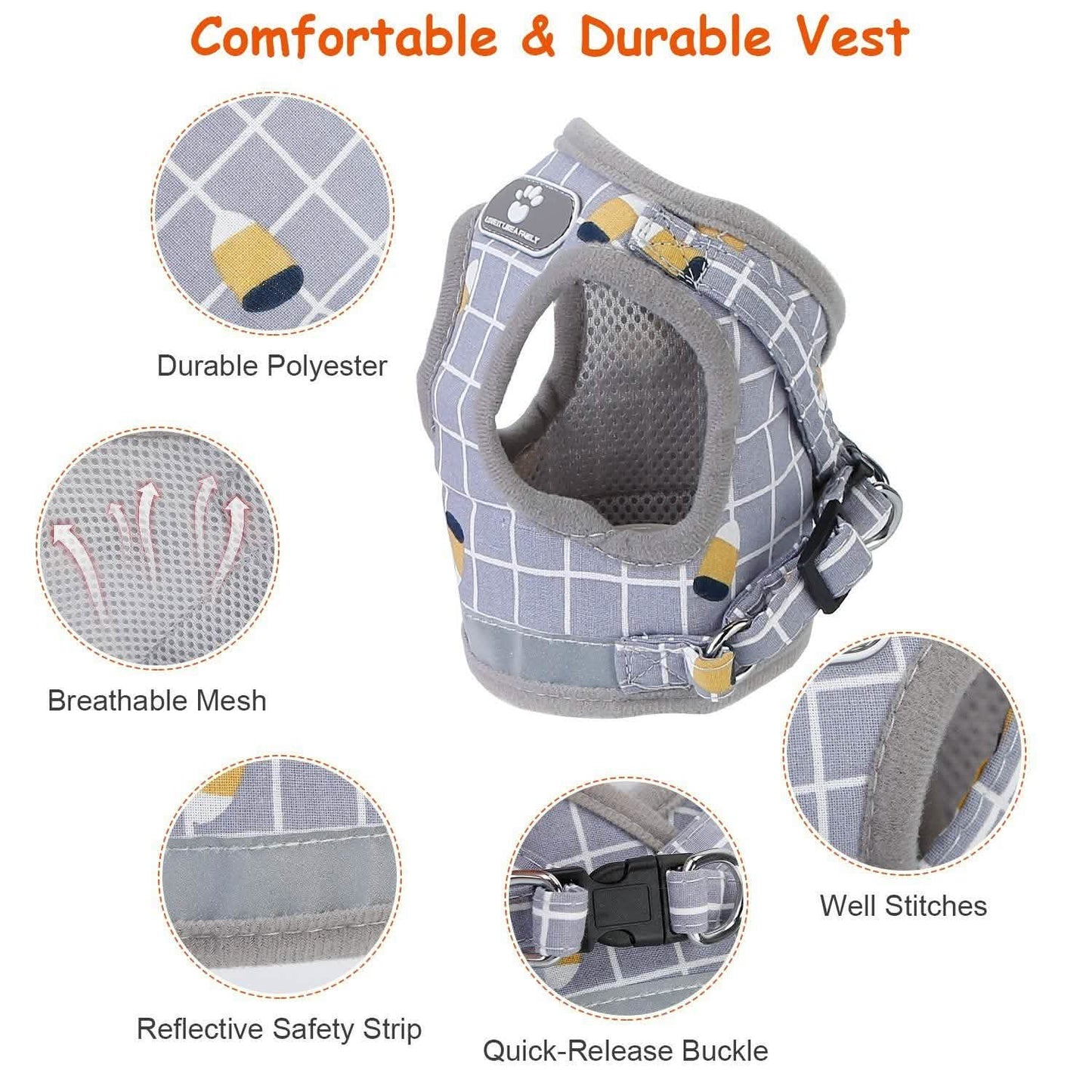 Pet Mesh Harness Dog Leash Puppy Vest DailySale