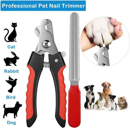 Pet Nail Trimmer  with Safety Guard to Avoid Over-Cutting Nails DailySale