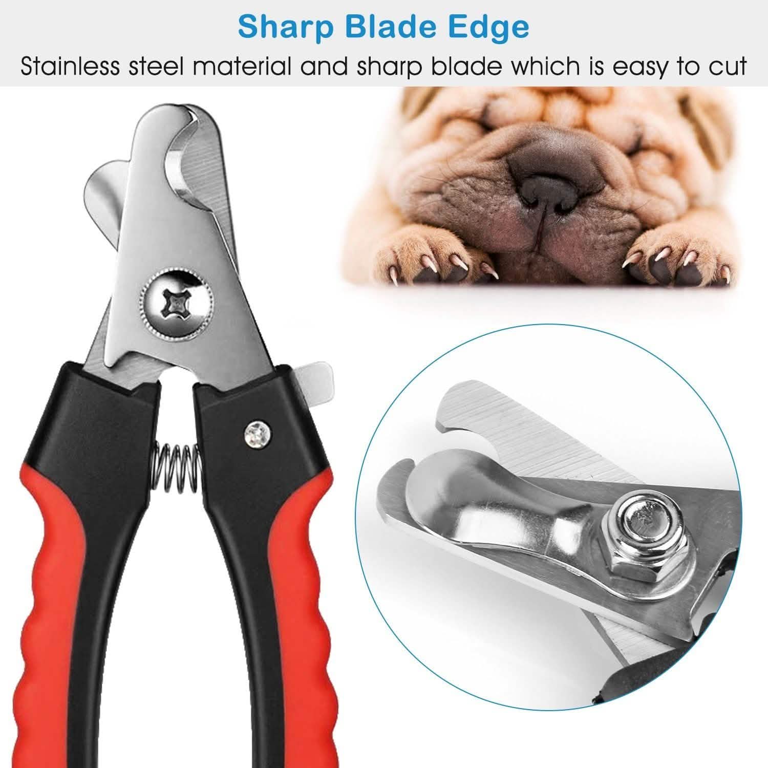 Pet Nail Trimmer  with Safety Guard to Avoid Over-Cutting Nails DailySale