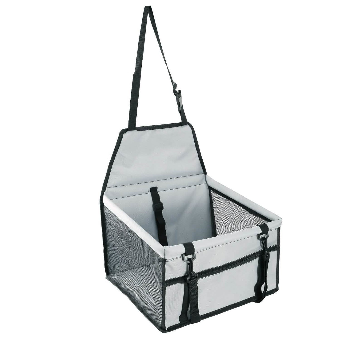 Pet Travel Carrier with Clip-On Safety Leash Zipper Storage Pocket for Pets up to 20lbs DailySale