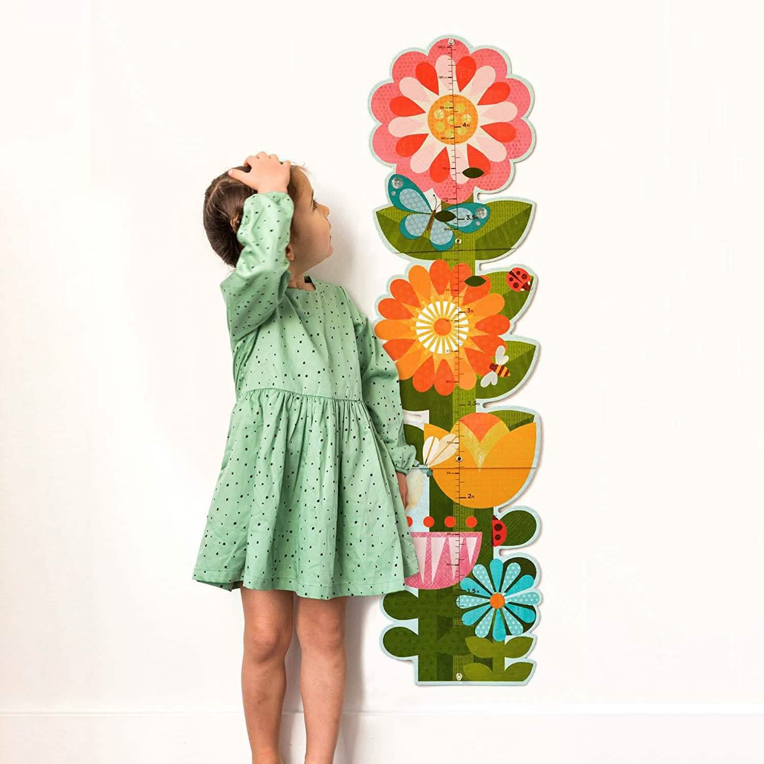 Petit Collage Folding Growth Chart DailySale