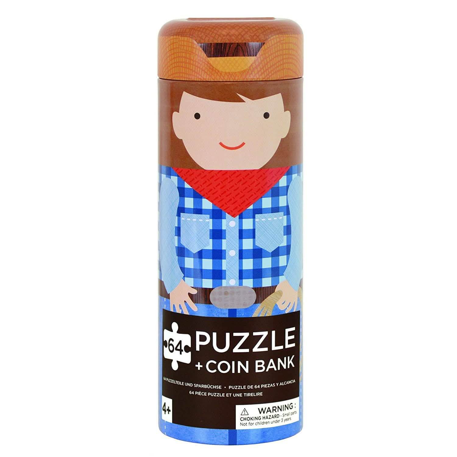 Petit Collage Tin Canister Jigsaw Floor Puzzle DailySale