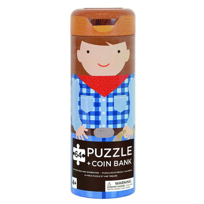 Petit Collage Tin Canister Jigsaw Floor Puzzle DailySale