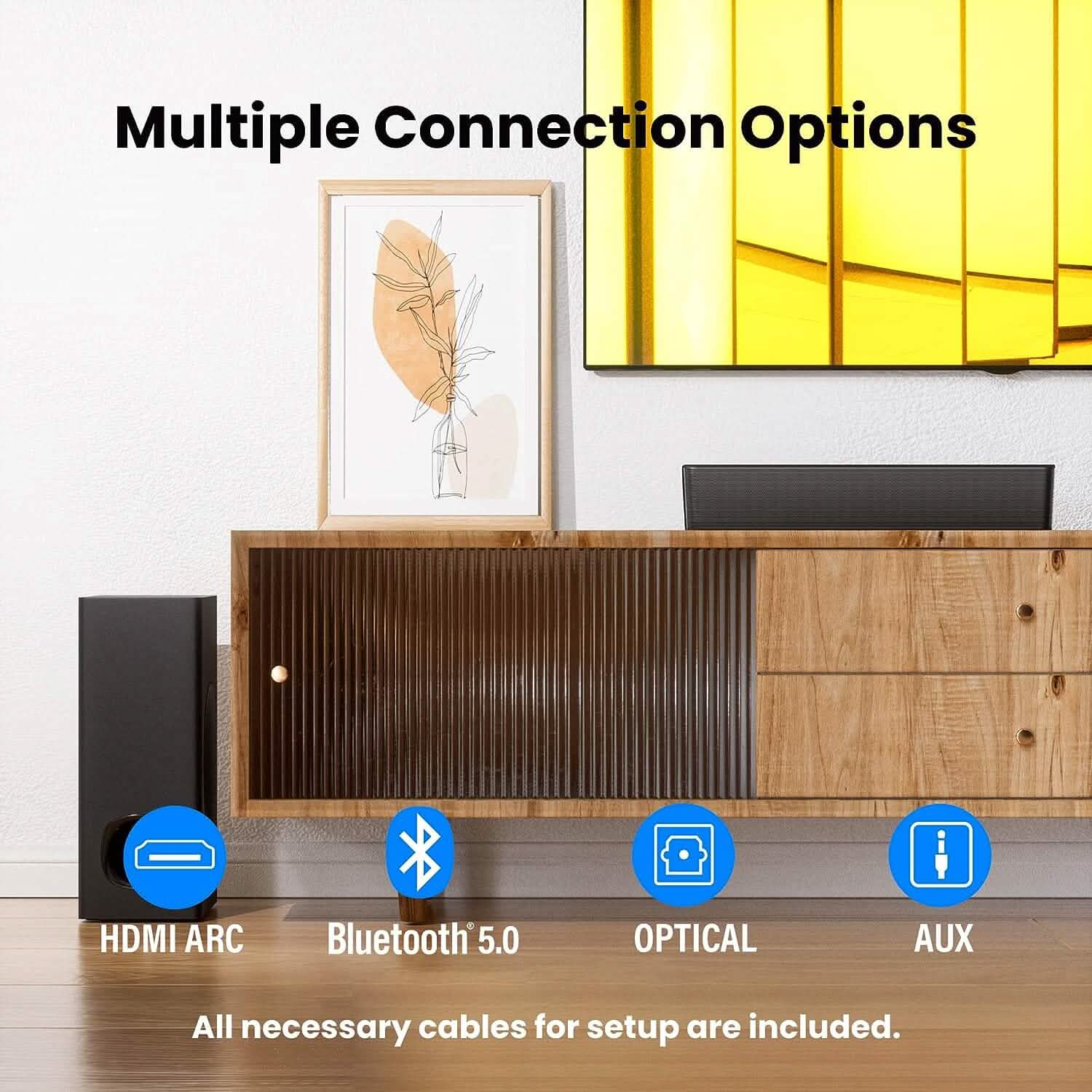 Pheanoo 2.1 Compact Sound Bars (Refurbished) DailySale