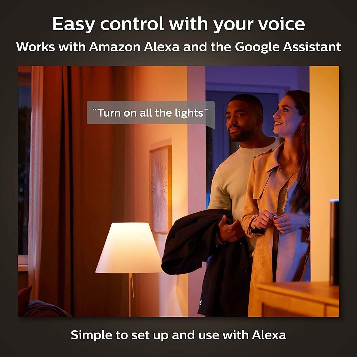 Philips Hue White and Color Ambiance Extra Bright High Lumen Dimmable 4" LED DailySale