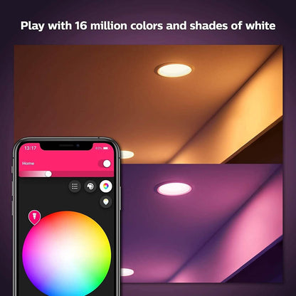 Philips Hue White and Color Ambiance Extra Bright High Lumen Dimmable 4" LED DailySale