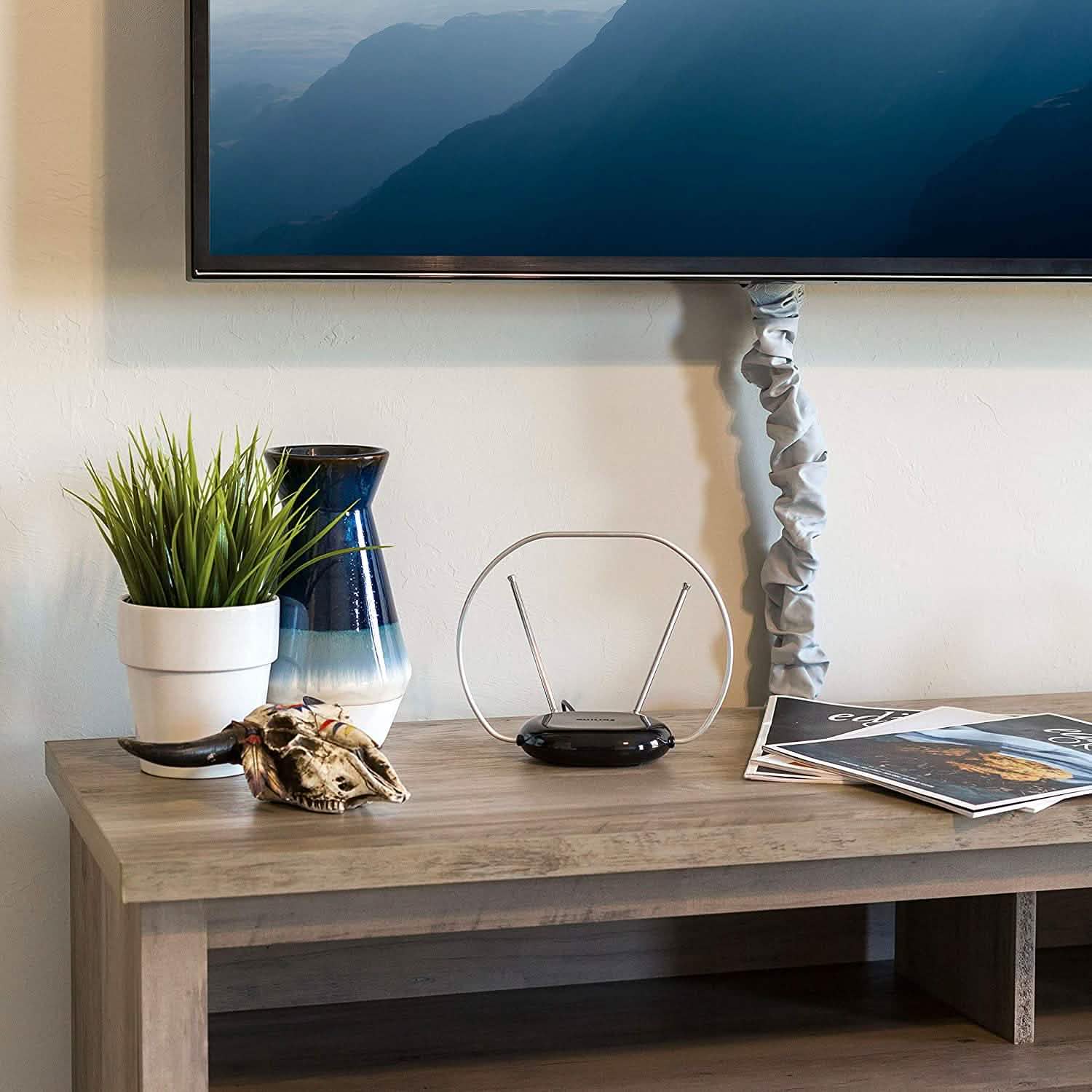 Philips Rabbit Ears Indoor TV Antenna DailySale