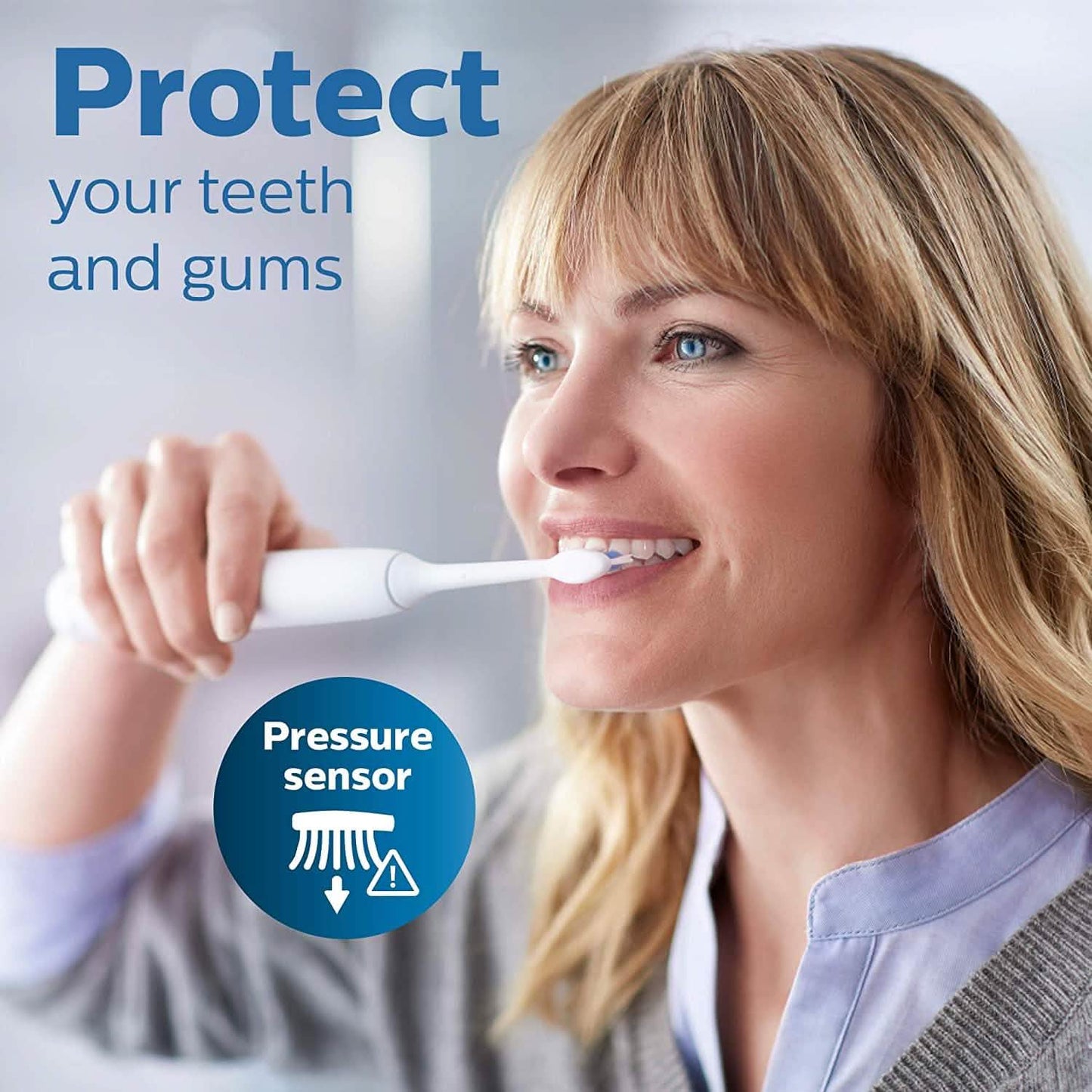 Philips Sonicare - ProtectiveClean 4100 Rechargeable Toothbrush - White DailySale