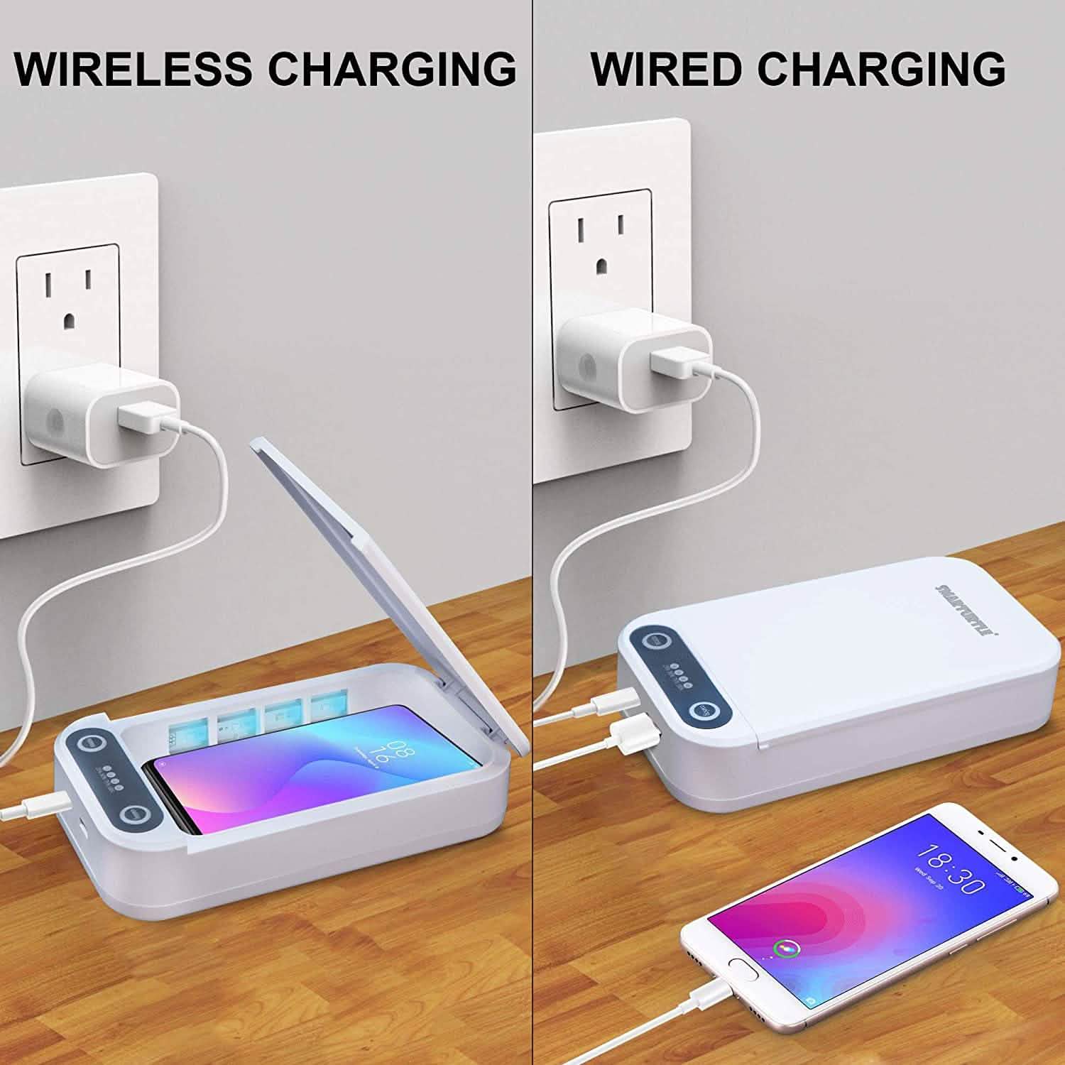 Phone Sanitizer Uv Portable Smart Phone Sterilizer UV-C DailySale