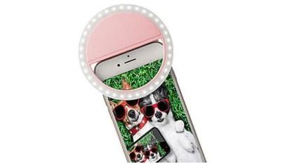 Bright Ring Rechargeable LED Selfie Light for All Phone Models DailySale