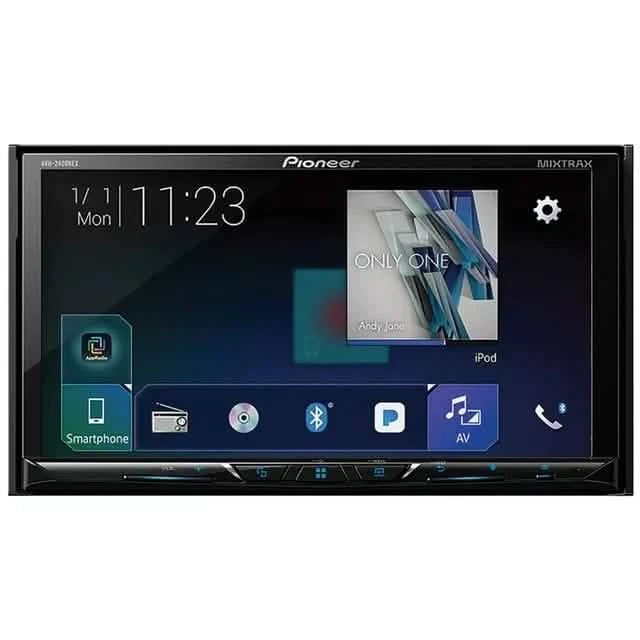 Pioneer AVH-2400NEX 7" Double-DIN In-Dash NEX DVD Receiver With Motorized Display, Bluetooth, Apple Carplay, Android Auto & SiriusXM Ready  (Refurbished) DailySale