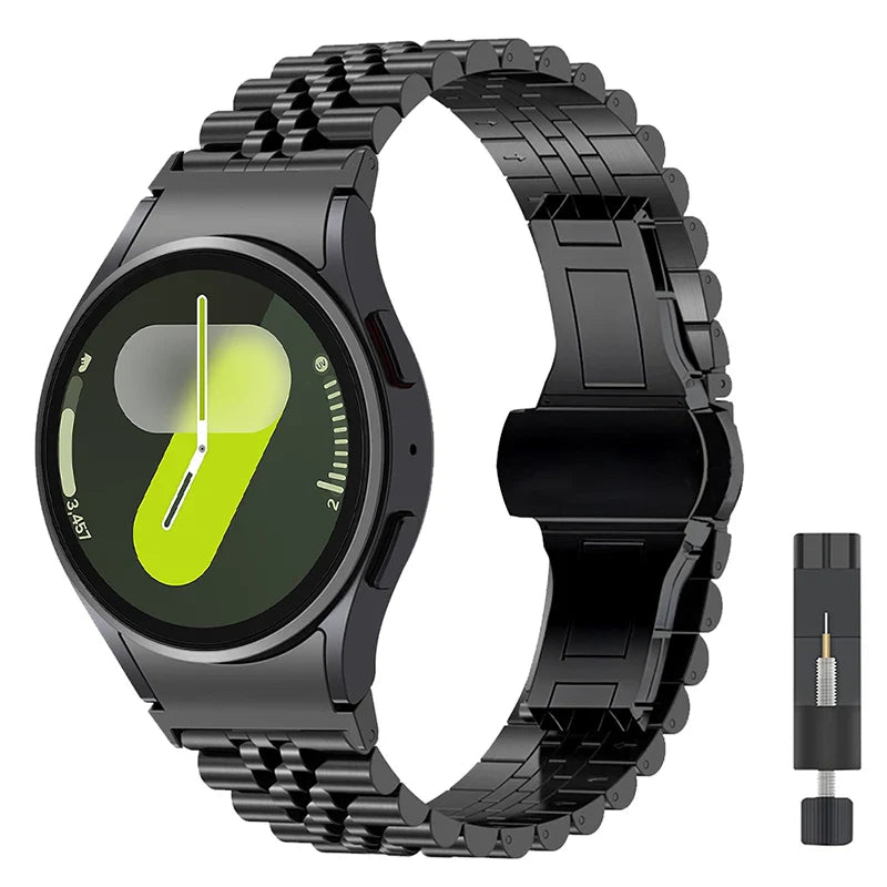 Samsung Galaxy Watch Steel Band – Link Bracelet 20mm/22mm BandsCo Straps