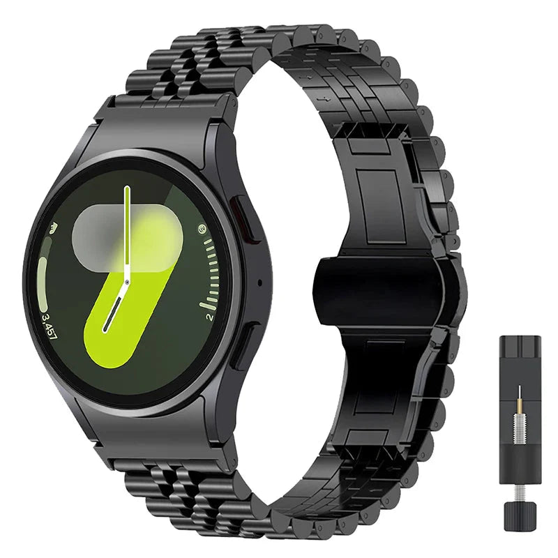 Samsung Galaxy Watch Steel Band – Link Bracelet 20mm/22mm BandsCo Straps