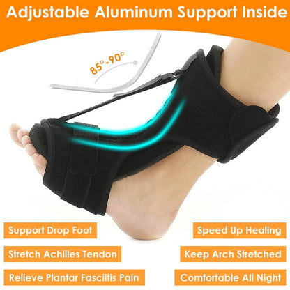 Plantar Fasciitis Night Splint Adjustable Foot Orthotic Brace DailySale
