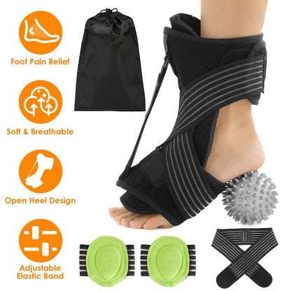 Plantar Fasciitis Night Splint Adjustable Foot Orthotic Brace DailySale