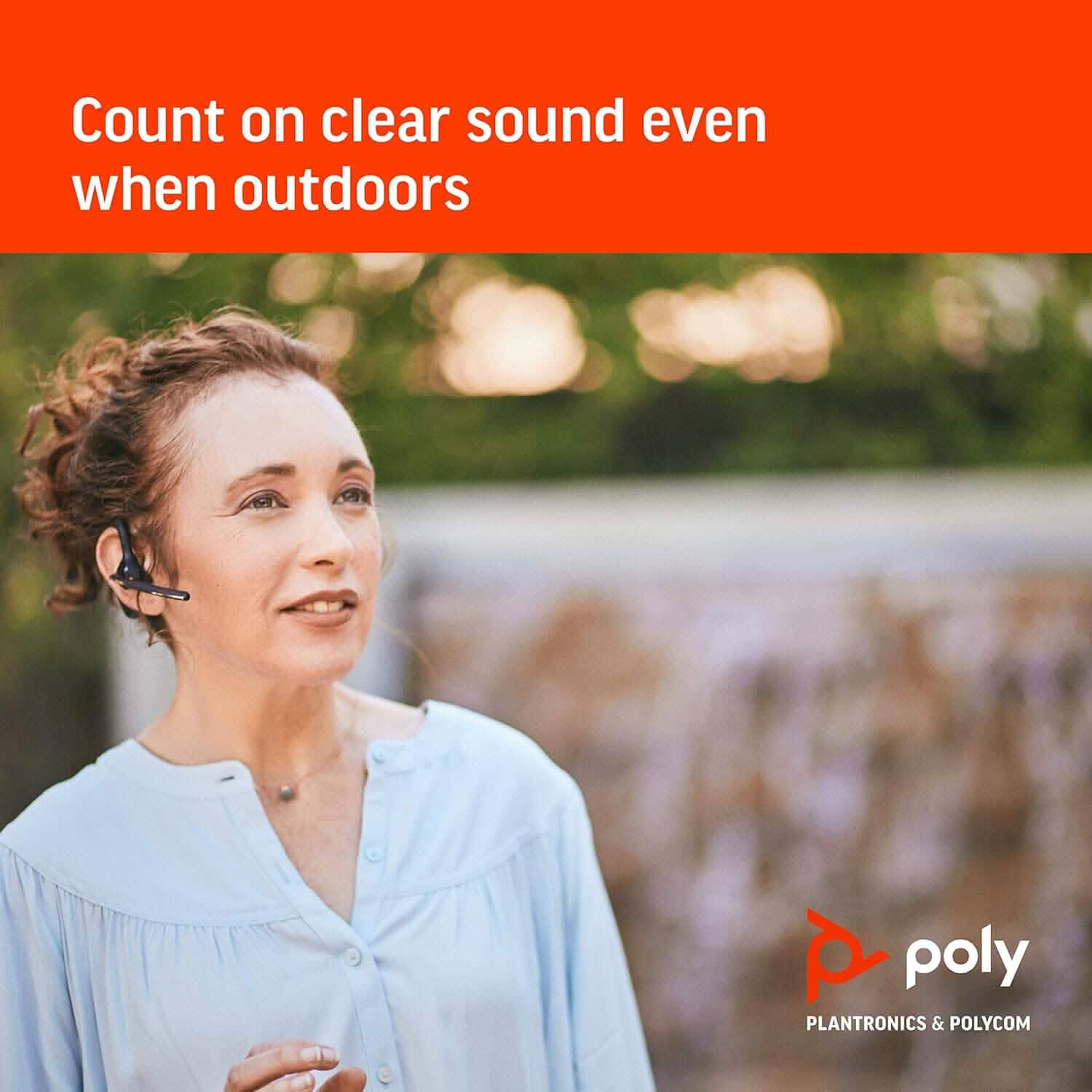 Plantronics Poly Voyager 5200 Wireless Headset  (Refurbished) DailySale