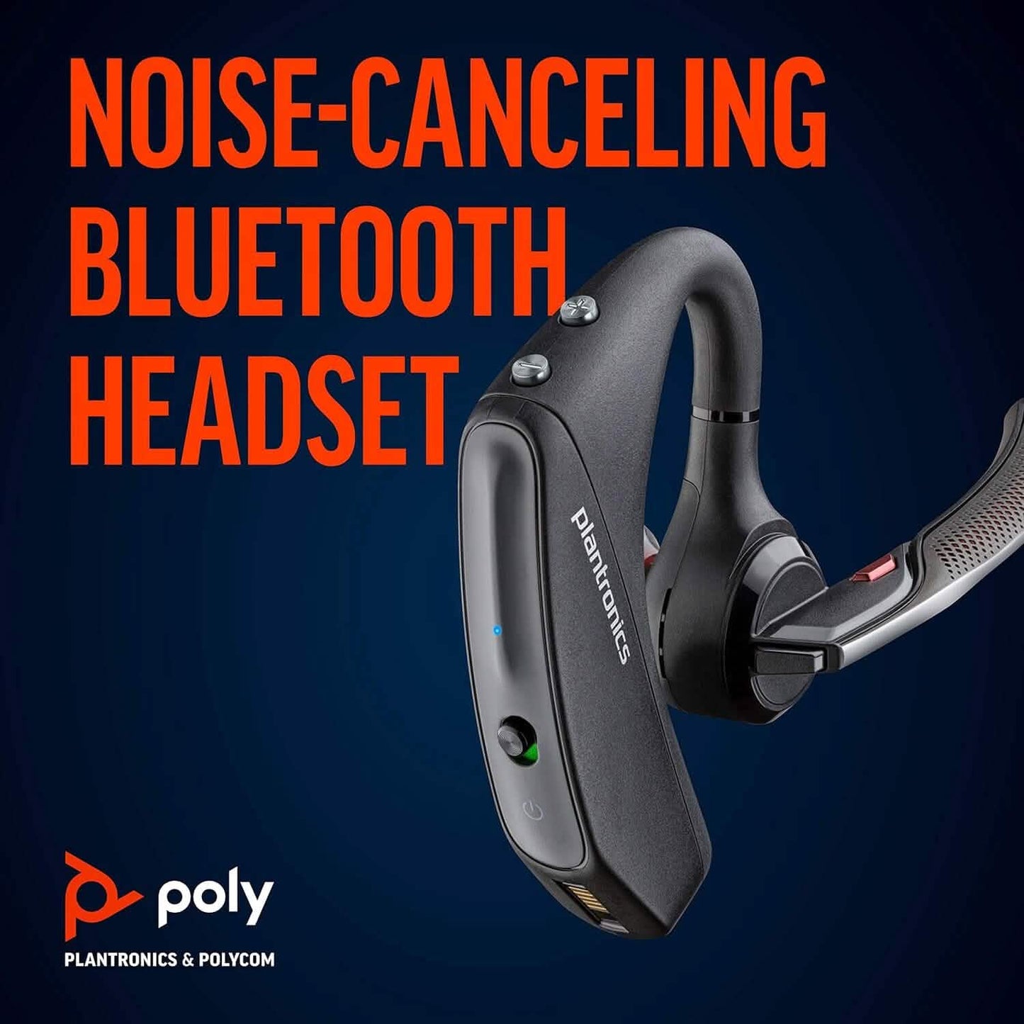 Plantronics Poly Voyager 5200 Wireless Headset  (Refurbished) DailySale
