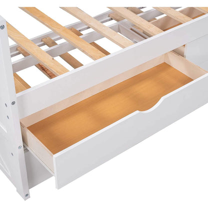 Platform Storage Bed with Trundle DailySale