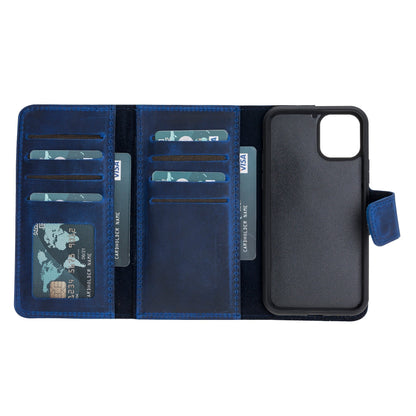 iPhone 11 Pro Leather Wallet Case Detachable RFID – Santa Mizuri Leather