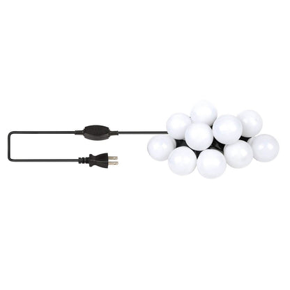 Plug-in Globe String Light Warm White Fairy Light Bulbs DailySale