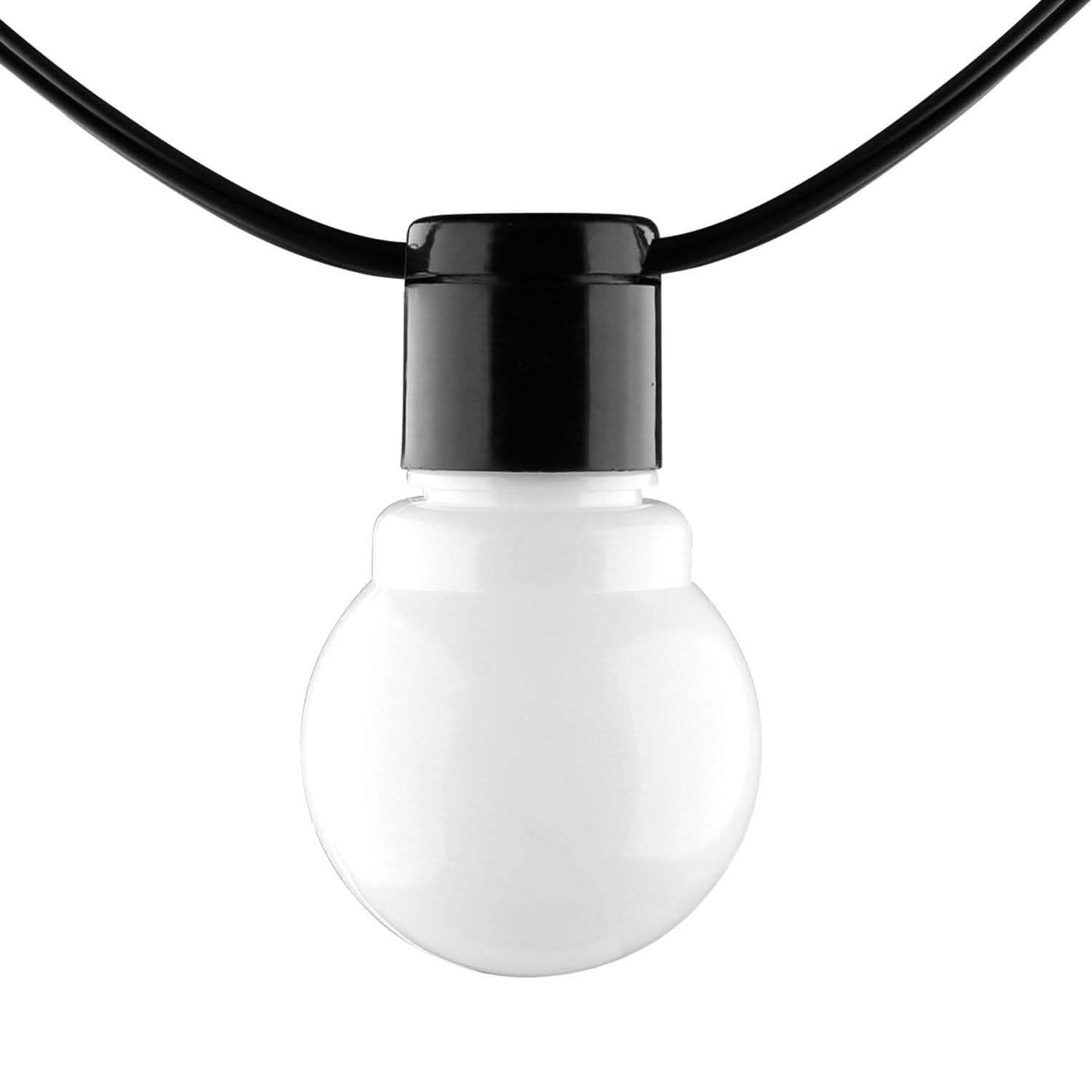 Plug-in Globe String Light Warm White Fairy Light Bulbs DailySale
