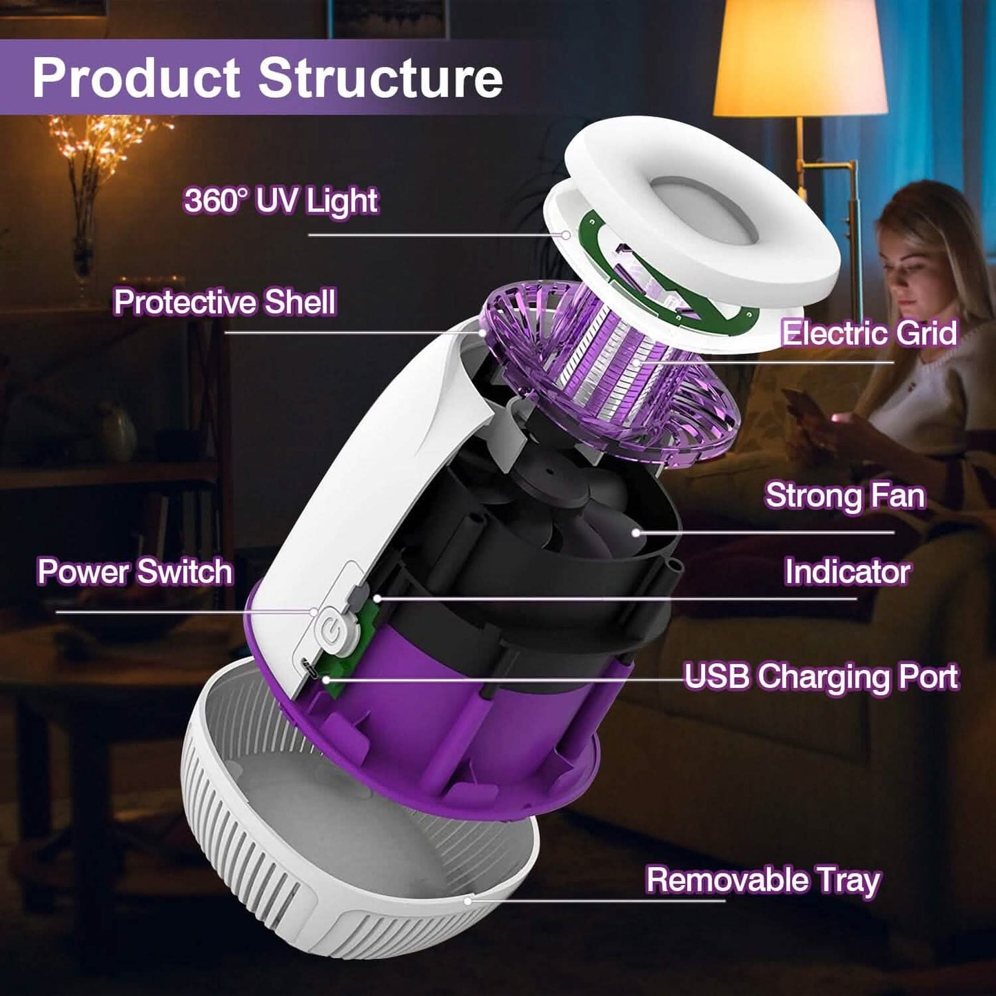 Plug-in Mosquito Zapper Max 10 with 3 Modes DailySale