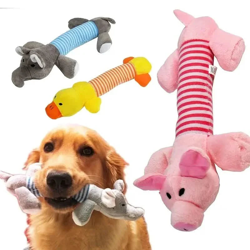 Plush Dog Toys Squeak Chew Sound Toy DailySale