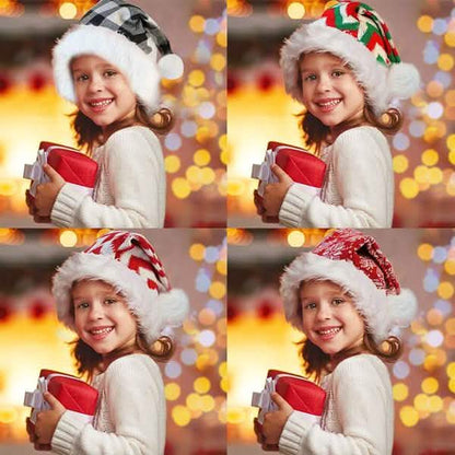 Plush Knitted Christmas Hat DailySale